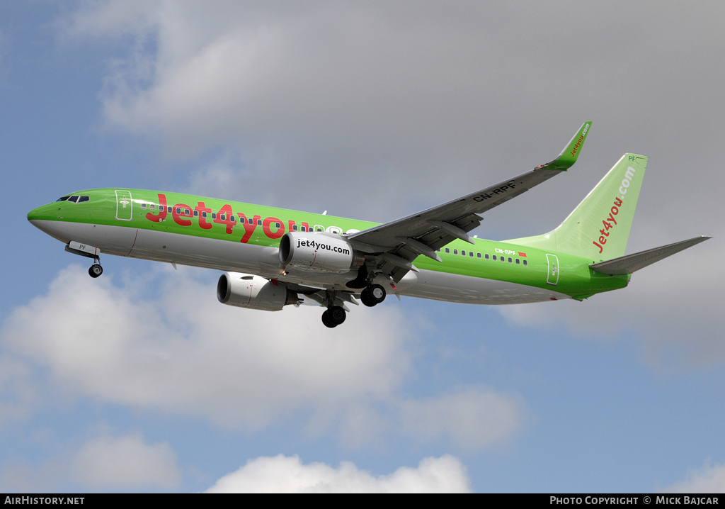 Aircraft Photo of CN-RPF | Boeing 737-8K5 | Jet4you | AirHistory.net #8071