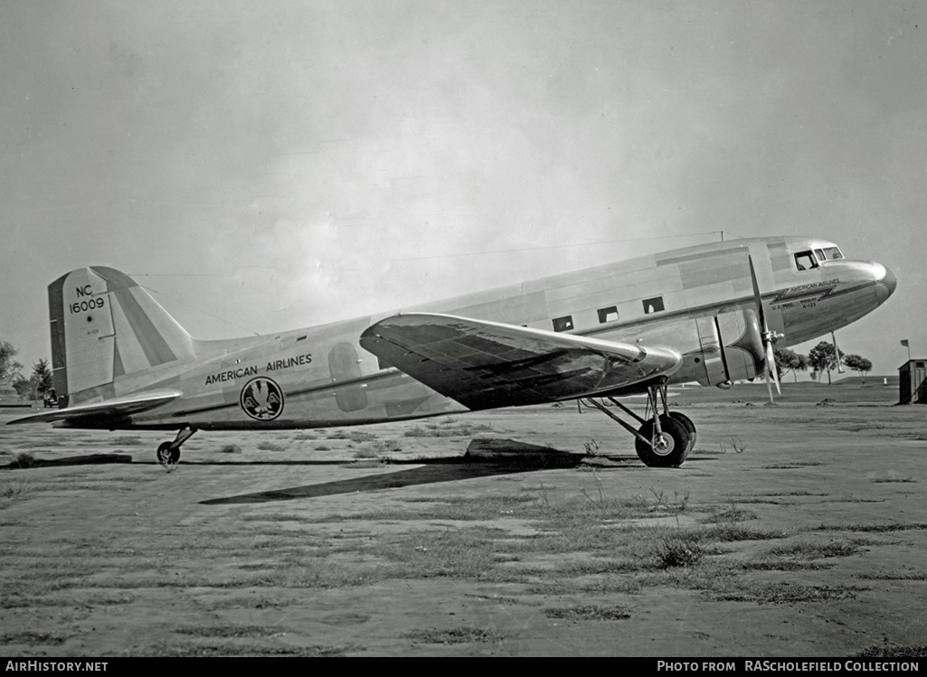 Aircraft Photo of NC16009 | Douglas DC-3-178 | American Airlines | AirHistory.net #8076