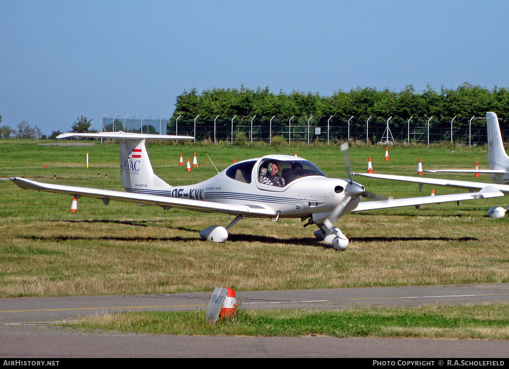 Aircraft Photo of OE-KVK | Diamond DA40D Diamond Star TDI | Ostend Air College - OAC | AirHistory.net #8083