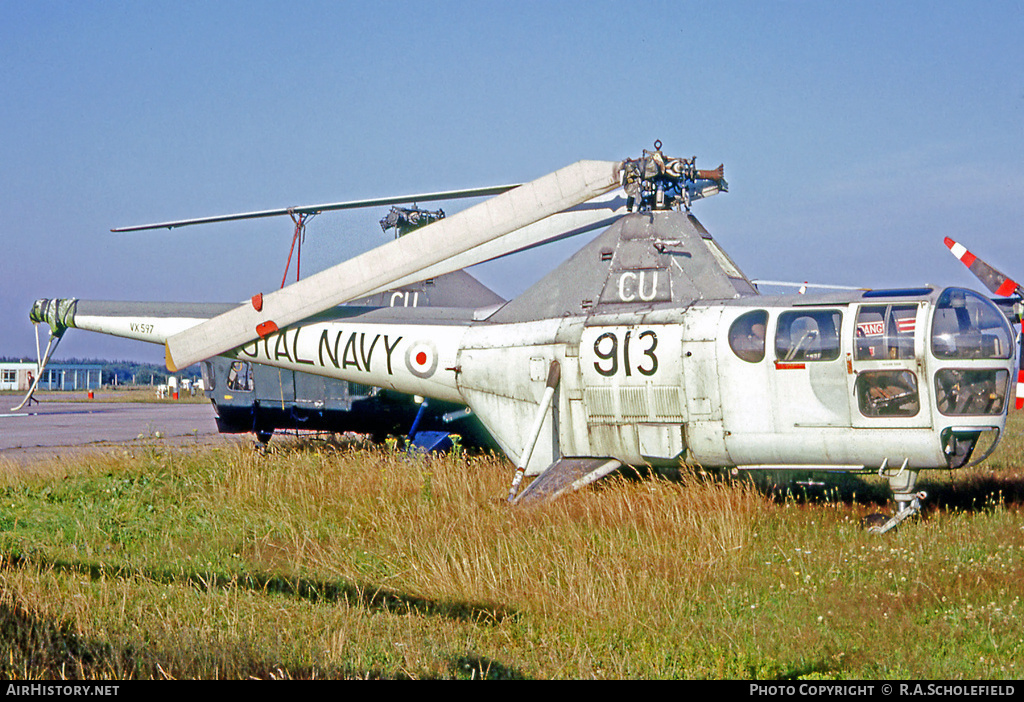 Aircraft Photo of VX597 | Westland WS-51 Dragonfly HR1 | UK - Navy | AirHistory.net #8093