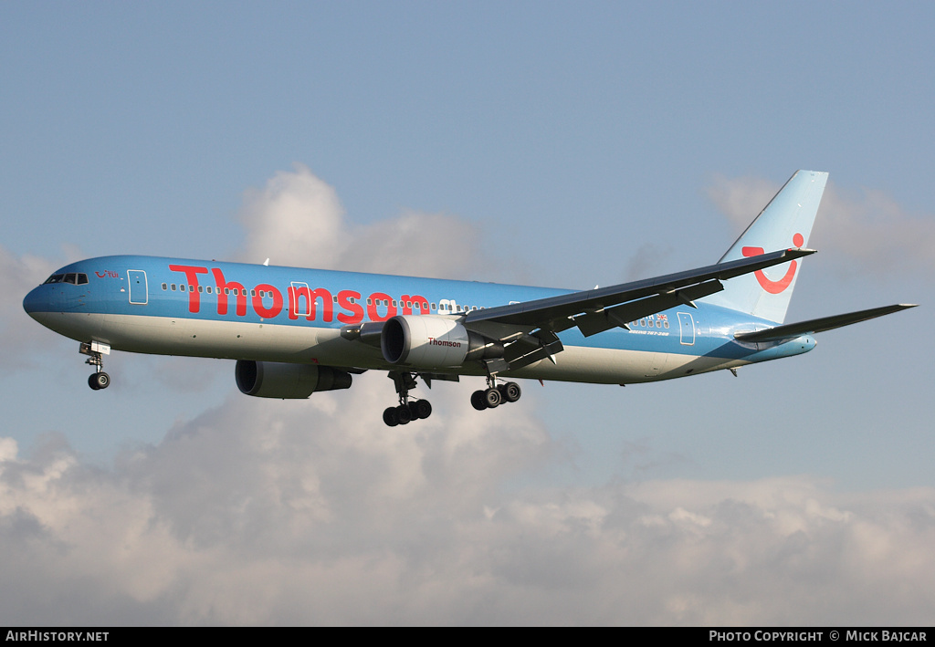 Aircraft Photo of G-OBYH | Boeing 767-304/ER | Thomsonfly | AirHistory.net #8097