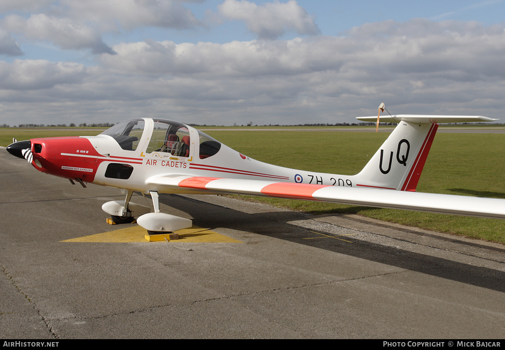 Aircraft Photo of ZH209 | Grob G-109B Vigilant T1 | UK - Air Force | AirHistory.net #8099