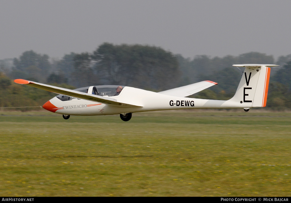 Aircraft Photo of G-DEWG | Grob G-103A Twin II Acro | AirHistory.net #8111