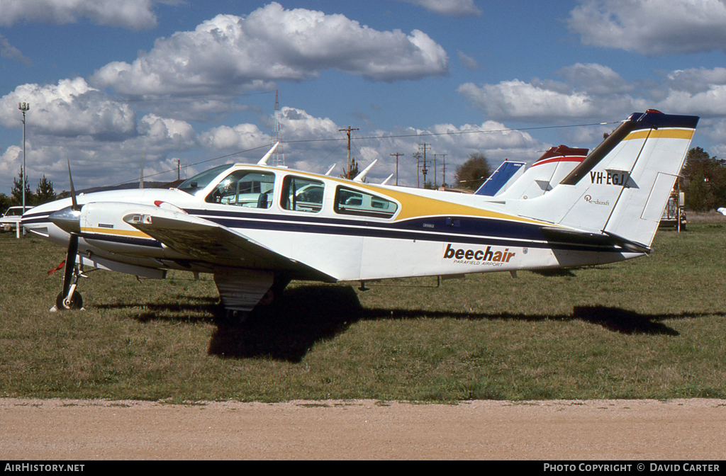 Aircraft Photo of VH-EGJ | Beech E55 Baron | Beechair | AirHistory.net #8135