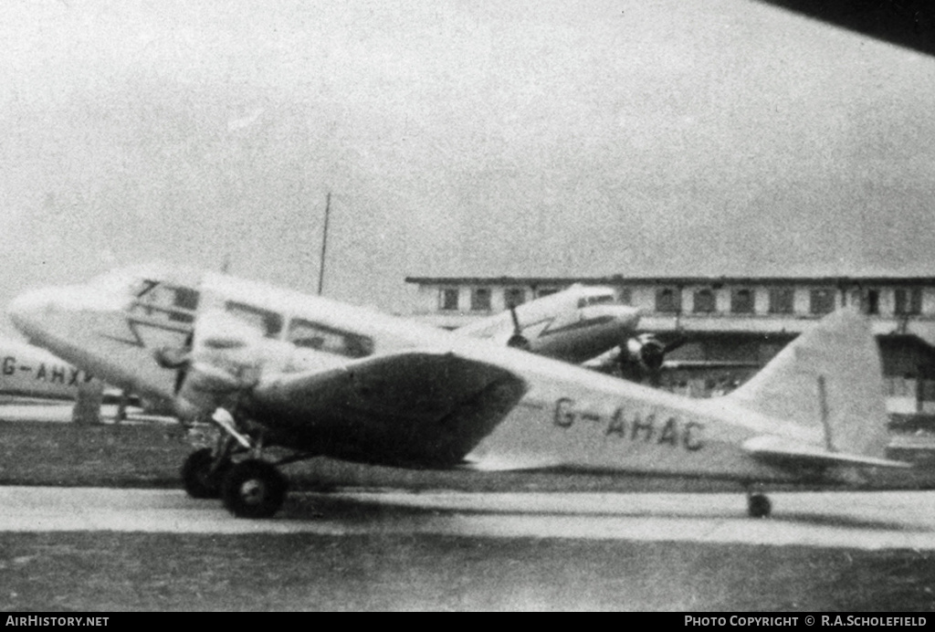 Aircraft Photo of G-AHAC | Airspeed AS-6J Envoy III | AirHistory.net #8150