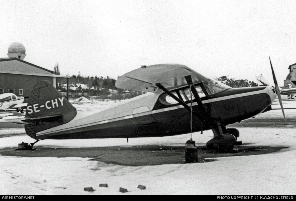 Aircraft Photo of SE-CHY | Stinson 108-1 Voyager | AirHistory.net #8181