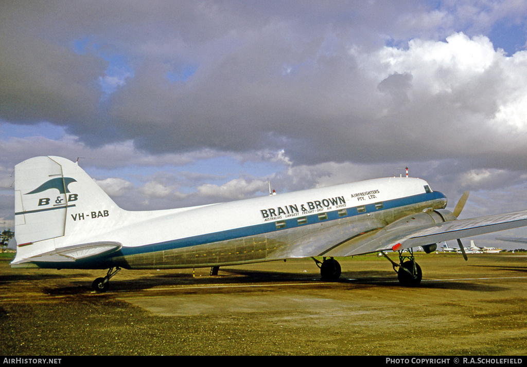 Aircraft Photo of VH-BAB | Douglas C-47A Skytrain | BBA Cargo - Brain & Brown Airfreighters | AirHistory.net #8197