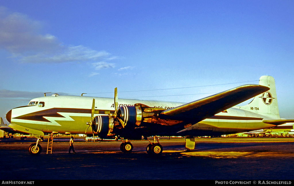 Aircraft Photo of HK-754 | Douglas DC-6(F) | Aerocosta Colombia | AirHistory.net #8221