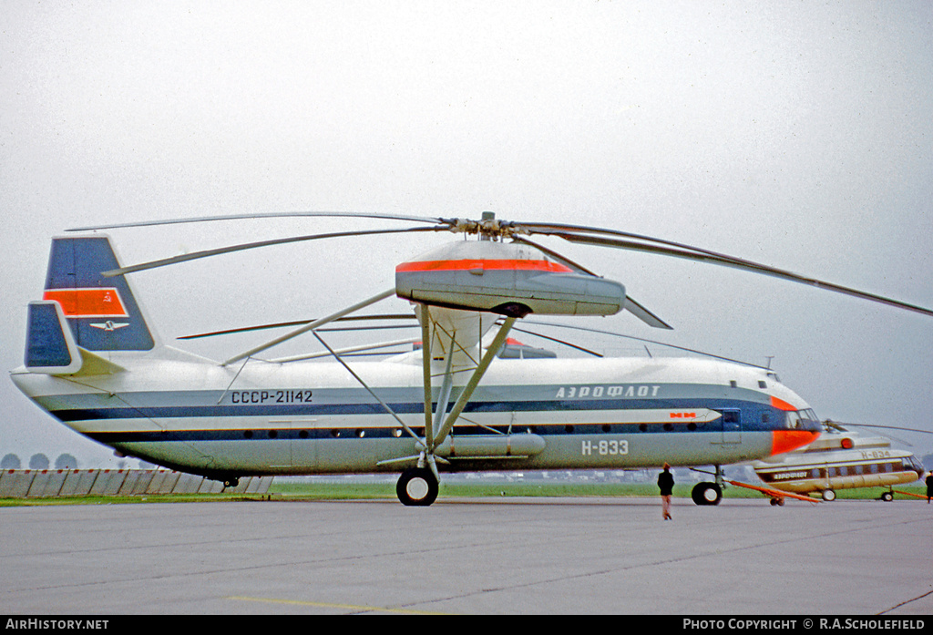 Aircraft Photo of CCCP-21142 | Mil V-12 (Mi-12) | Aeroflot | AirHistory.net #8238