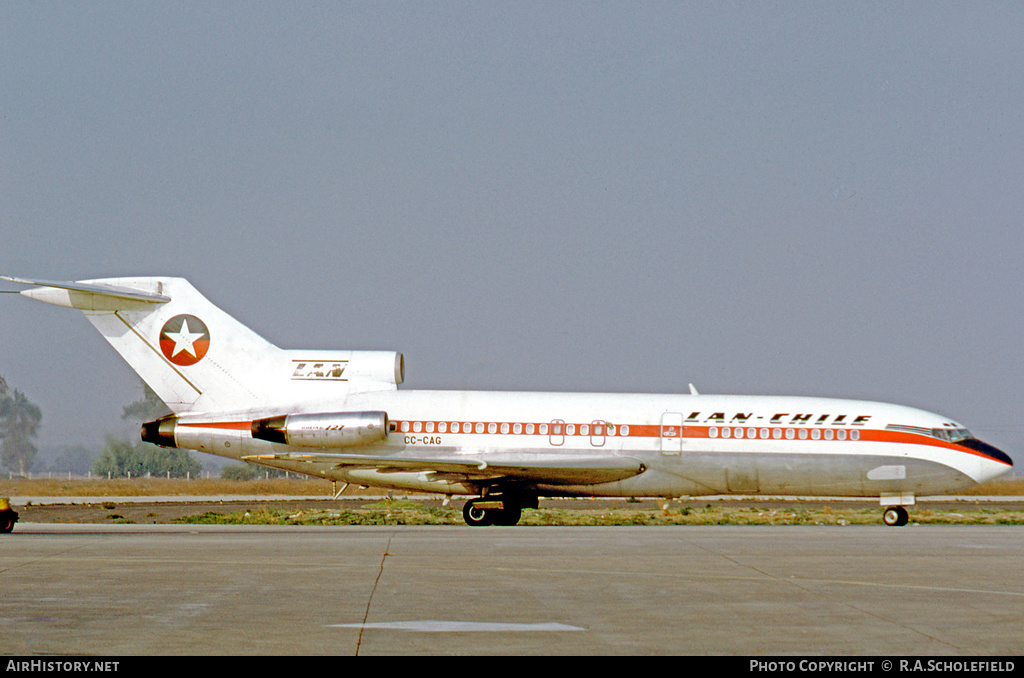 Aircraft Photo of CC-CAG | Boeing 727-116 | LAN Chile - Línea Aérea Nacional | AirHistory.net #8254