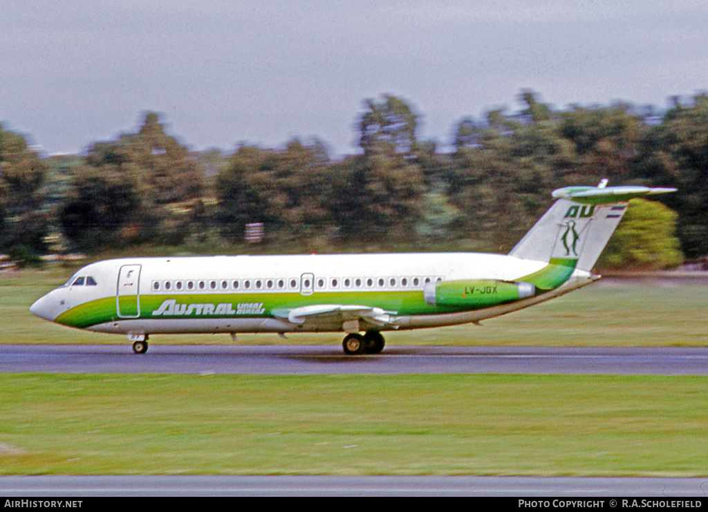 Aircraft Photo of LV-JGX | BAC 111-420EL One-Eleven | Austral Líneas Aéreas | AirHistory.net #8258