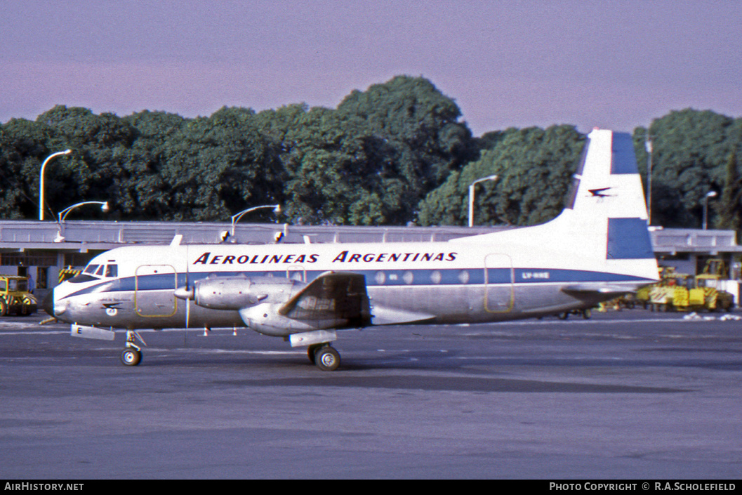 Aircraft Photo of LV-HHE | Avro 748 Srs1/105 | Aerolíneas Argentinas | AirHistory.net #8259