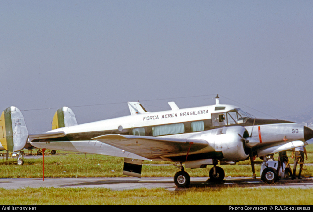 Aircraft Photo of 2898 | Beech C-45T | Brazil - Air Force | AirHistory.net #8264