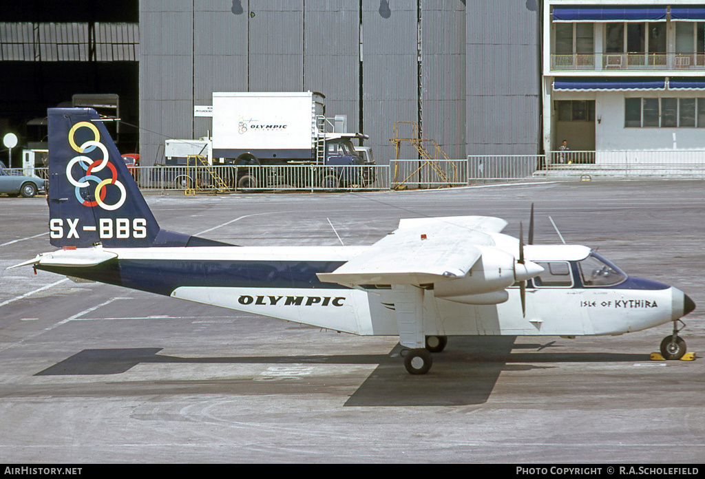 Aircraft Photo of SX-BBS | Britten-Norman BN-2A Islander | Olympic | AirHistory.net #8265