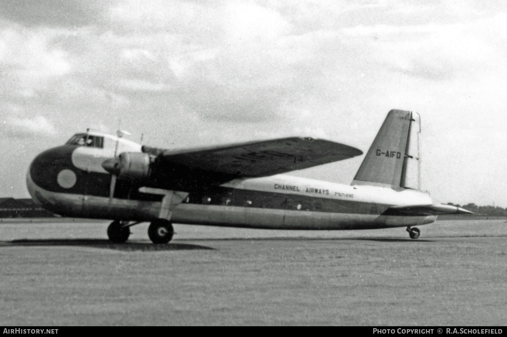 Aircraft Photo of G-AIFO | Bristol 170 Freighter Mk21 | Channel Airways | AirHistory.net #8299