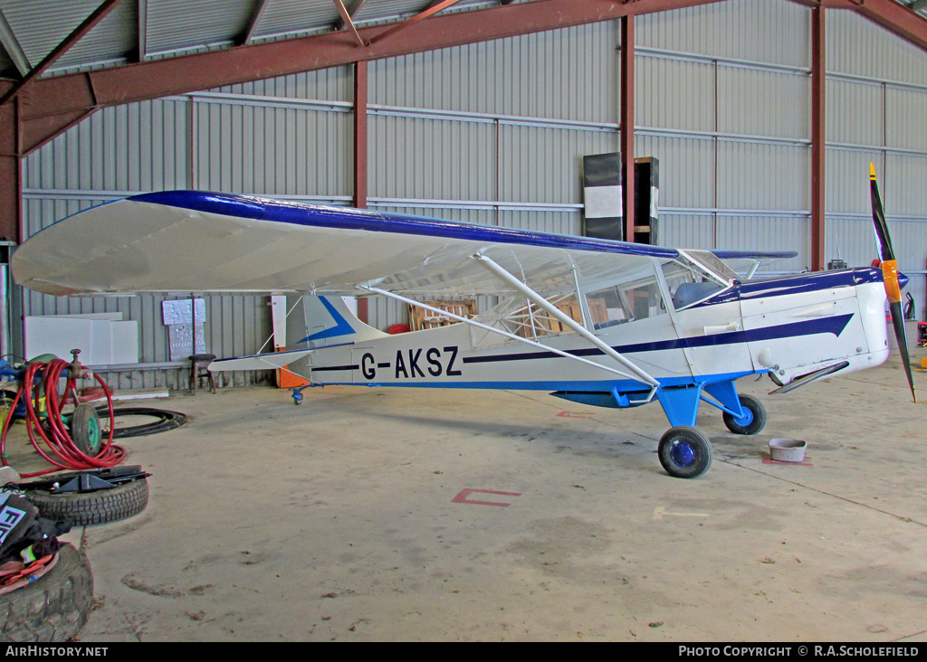 Aircraft Photo of G-AKSZ | Taylorcraft J Auster Mk5D | AirHistory.net #8317