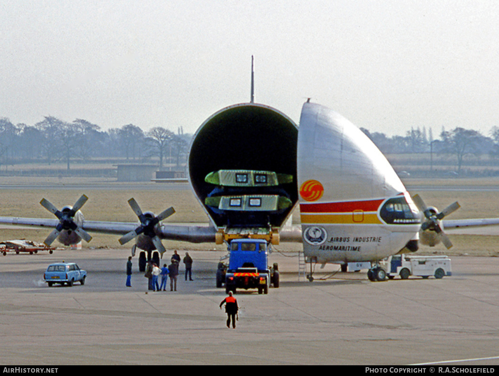 Aircraft Photo of F-BTGV | Aero Spacelines 377SGT Super Guppy Turbine | Aéromaritime | AirHistory.net #8350