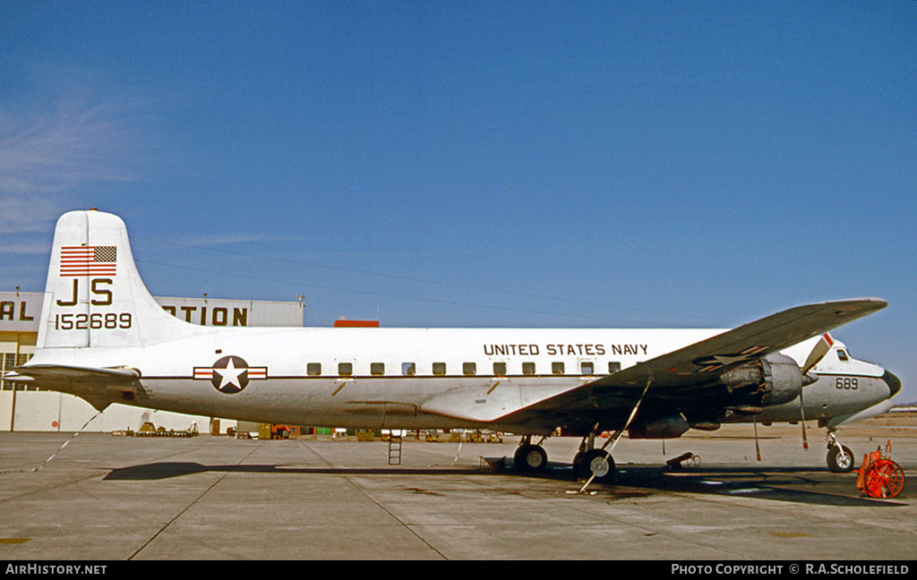 Aircraft Photo of 152689 | Douglas C-118B Liftmaster (DC-6A) | USA - Navy | AirHistory.net #8353