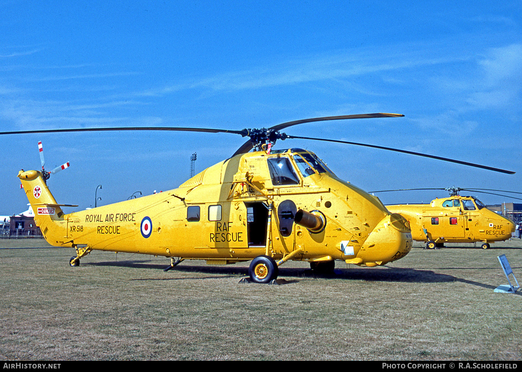 Aircraft Photo of XR518 | Westland WS-58 Wessex HAR.2 | UK - Air Force | AirHistory.net #8358