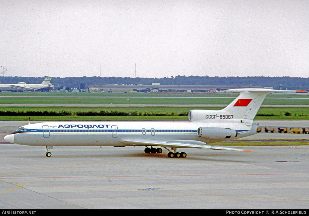 Aircraft Photo of CCCP-85067 | Tupolev Tu-154A | Aeroflot | AirHistory.net #8399