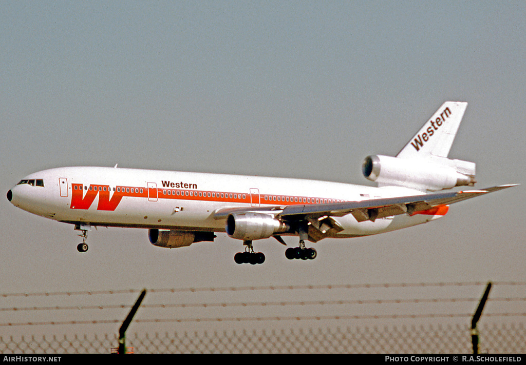 Aircraft Photo of N901WA | McDonnell Douglas DC-10-10 | Western Airlines | AirHistory.net #8404