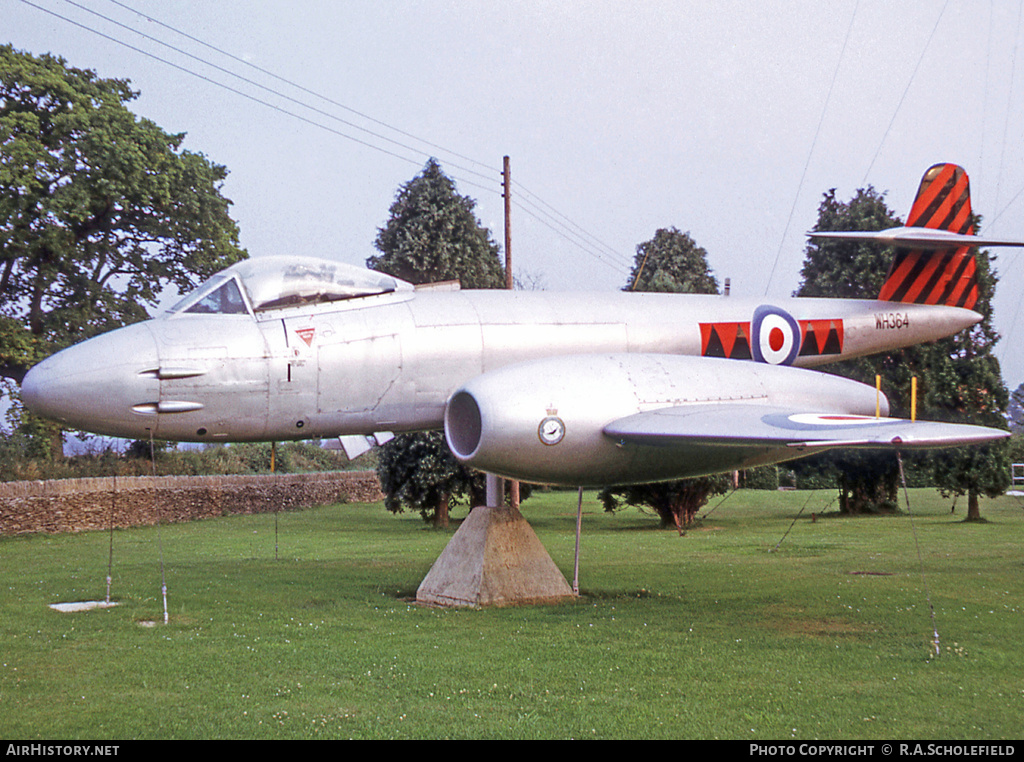 Aircraft Photo of WH364 | Gloster Meteor F8 | UK - Air Force | AirHistory.net #8410