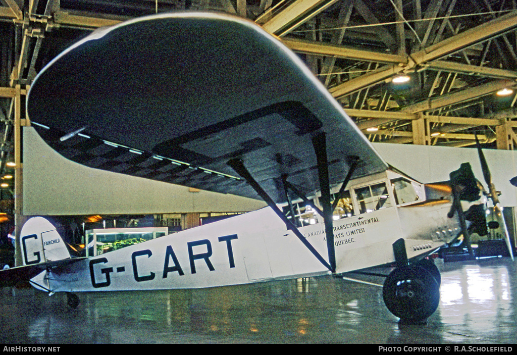 Aircraft Photo of G-CART | Fairchild FC-2W2 | Canadian Transcontinental Airways | AirHistory.net #8420