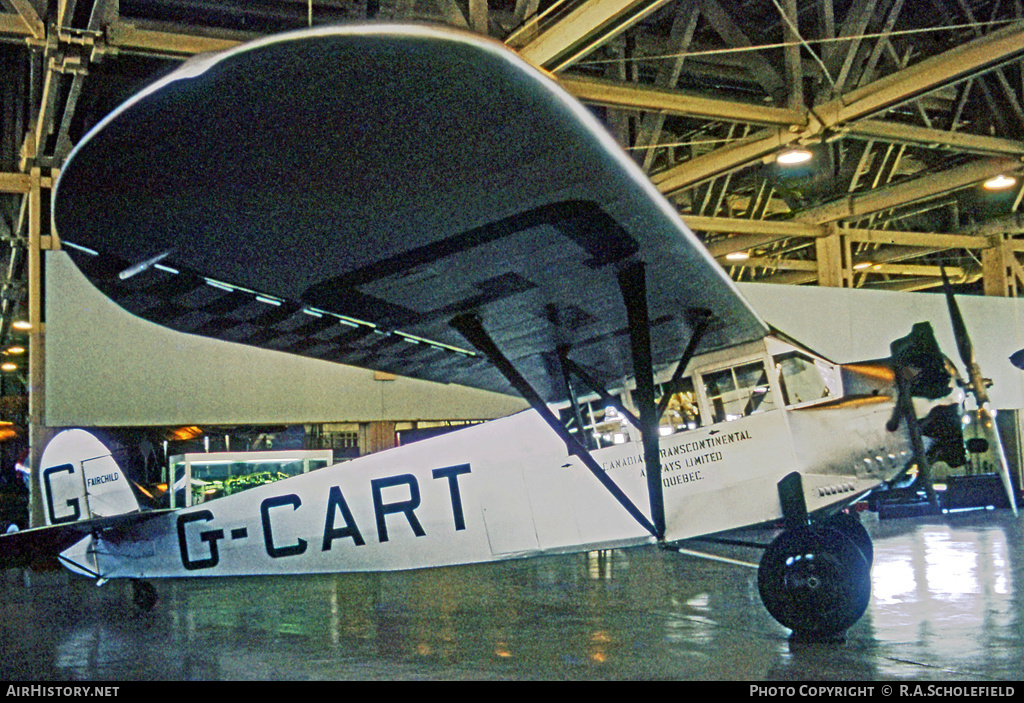 Aircraft Photo of G-CART | Fairchild 61 FC-2W-2 | Canadian Transcontinental Airways | AirHistory.net