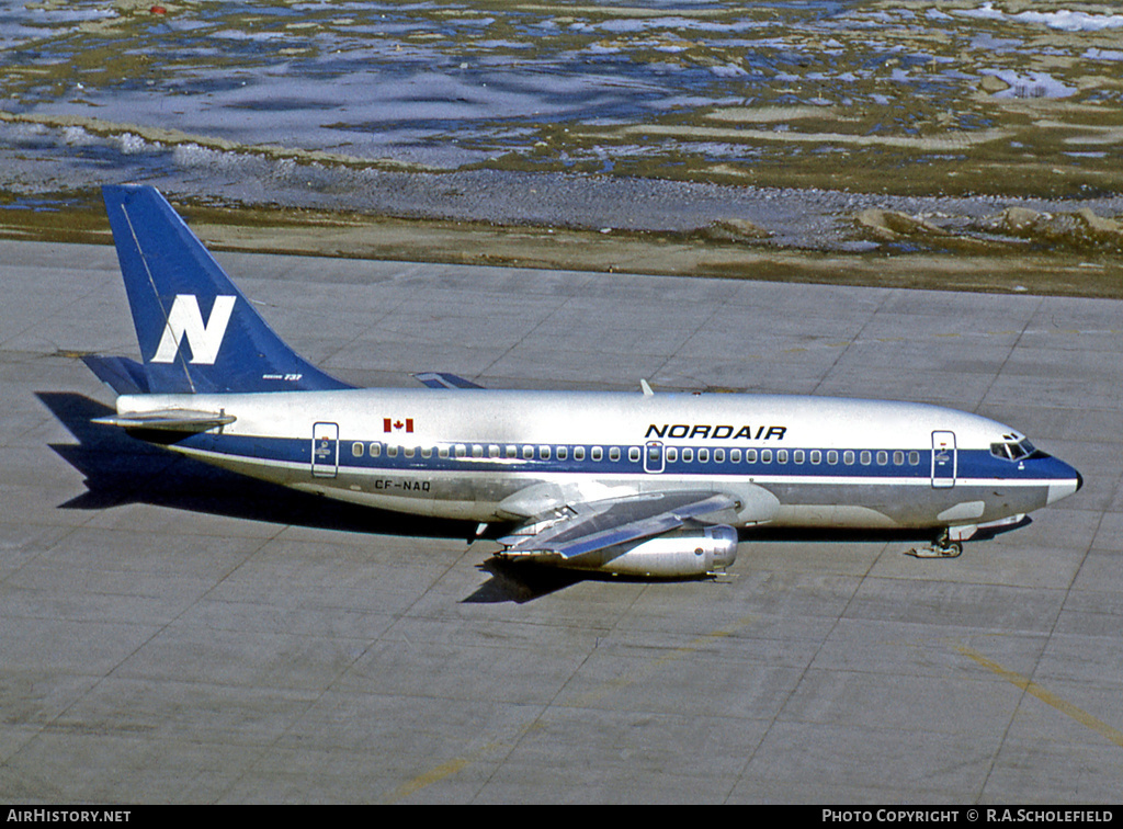 Aircraft Photo of CF-NAQ | Boeing 737-242C | Nordair | AirHistory.net #8421