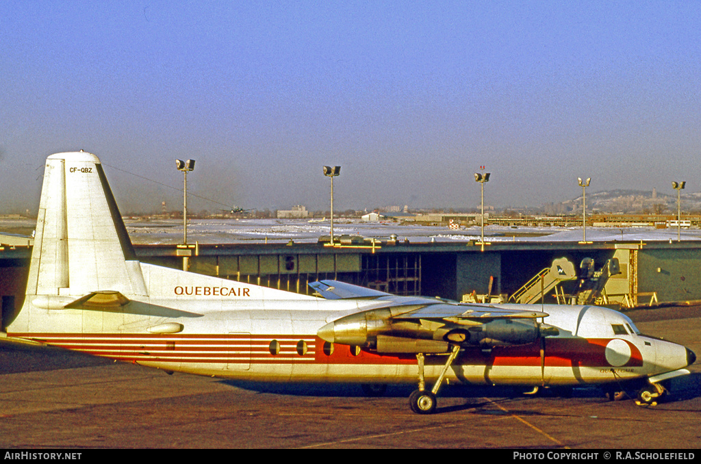 Aircraft Photo of CF-QBZ | Fairchild F-27 | Quebecair | AirHistory.net #8422