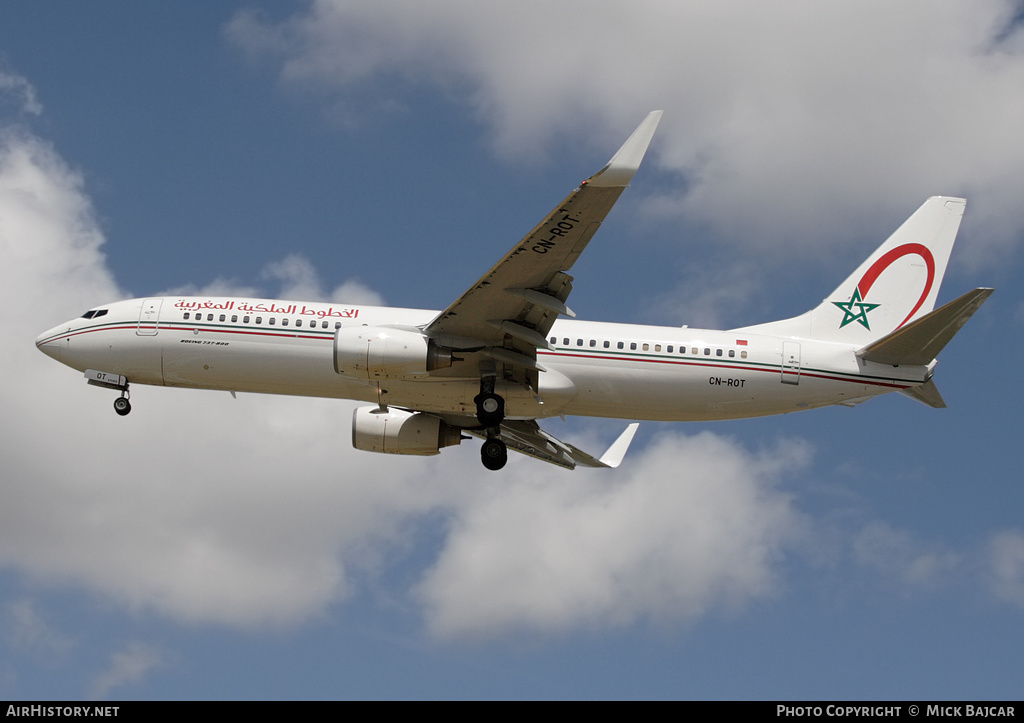 Aircraft Photo of CN-ROT | Boeing 737-8B6 | Royal Air Maroc - RAM | AirHistory.net #8430