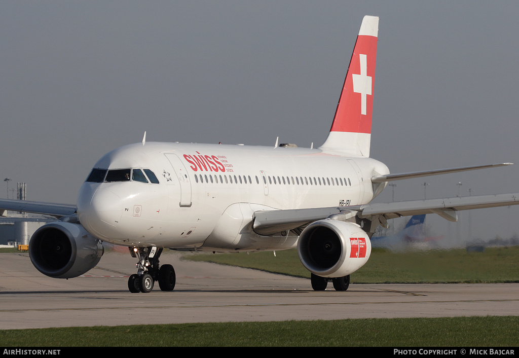 Aircraft Photo of HB-IPV | Airbus A319-112 | Swiss International Air Lines | AirHistory.net #8436