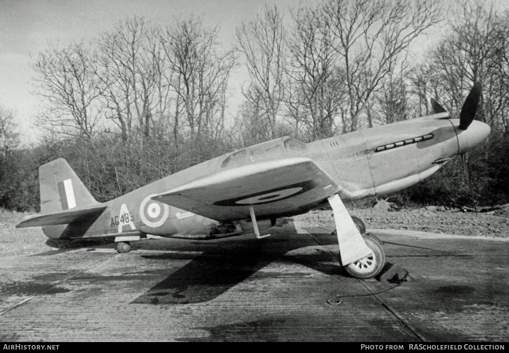 Aircraft Photo of AG433 | North American NA-73 Mustang I | UK - Air Force | AirHistory.net #8442