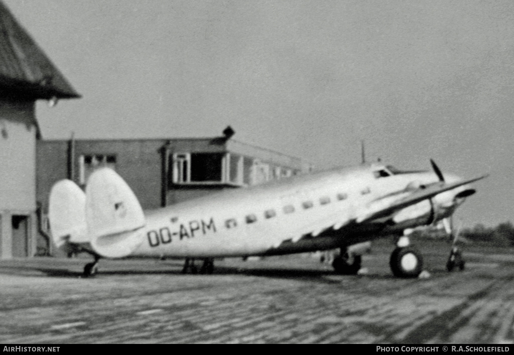 Aircraft Photo of OO-APM | Lockheed 14-H2 Super Electra | John Mahieu Aviation | AirHistory.net #8443