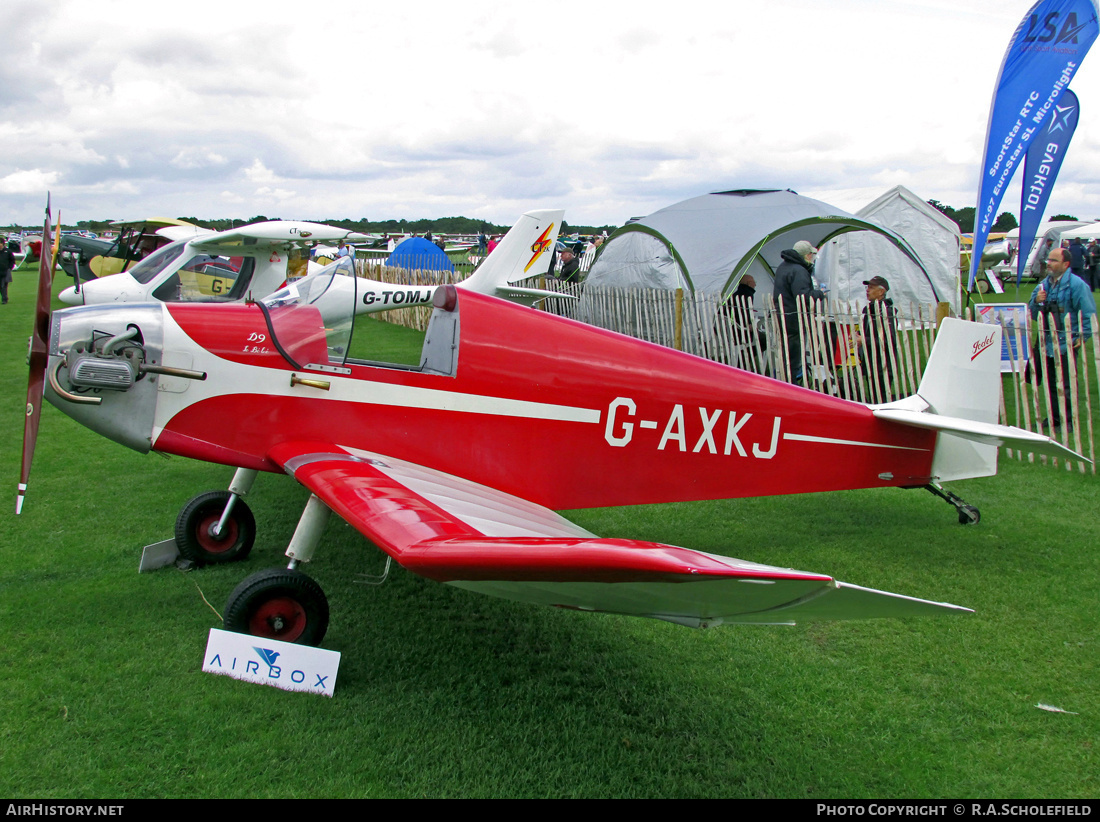 Aircraft Photo of G-AXKJ | Jodel D-9 Bebe | AirHistory.net #8460