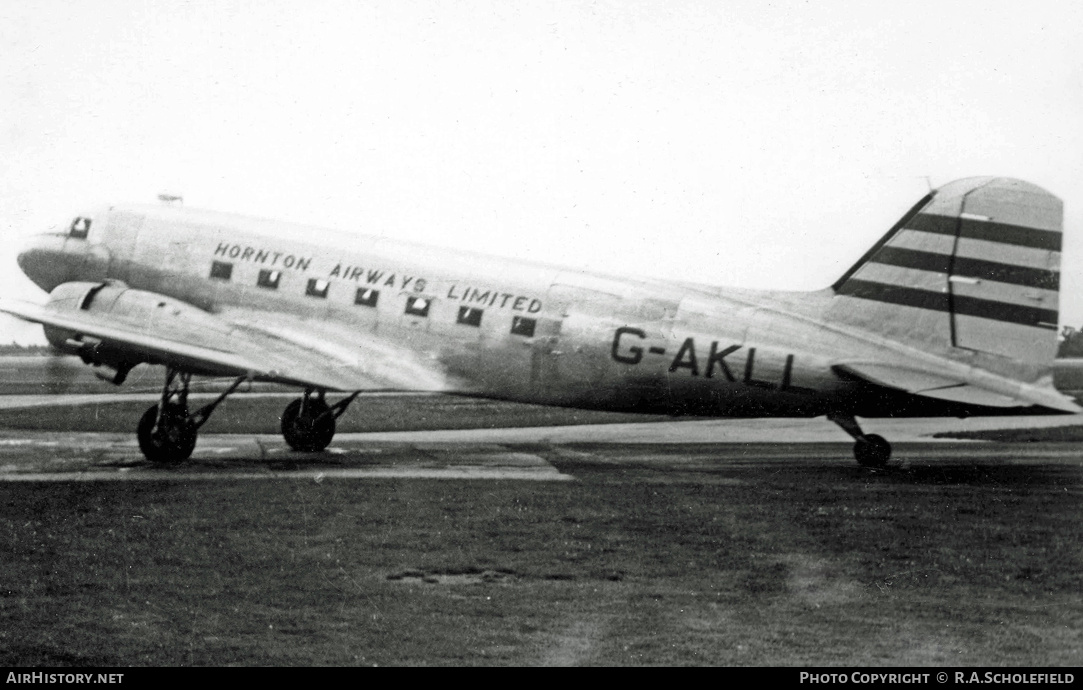 Aircraft Photo of G-AKLL | Douglas C-47A Dakota | Hornton Airways | AirHistory.net #8477