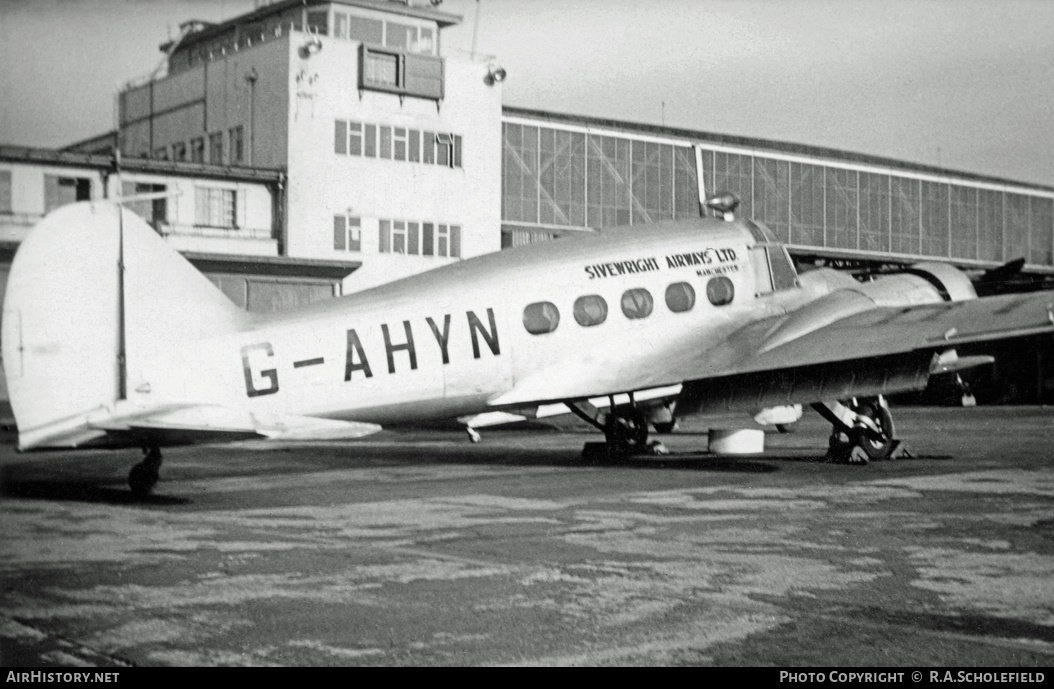 Aircraft Photo of G-AHYN | Avro 652A Nineteen Srs.2 | Sivewright Airways | AirHistory.net #8497