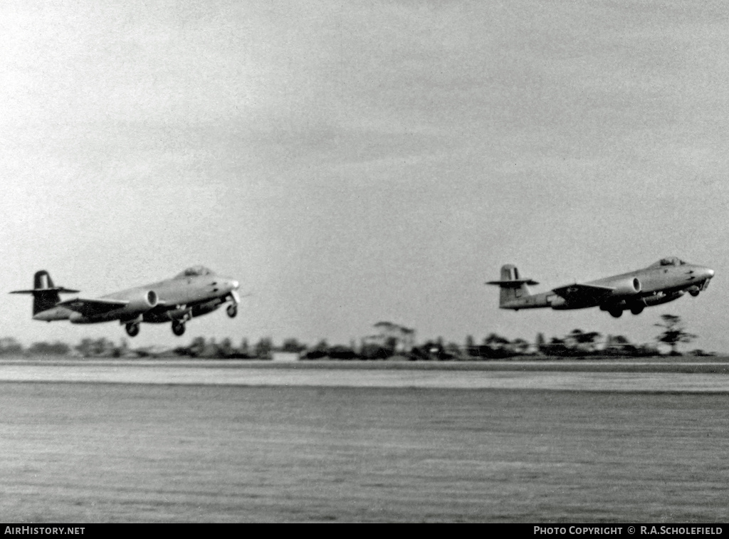 Aircraft Photo of WK719 | Gloster Meteor F8 | UK - Air Force | AirHistory.net #8504