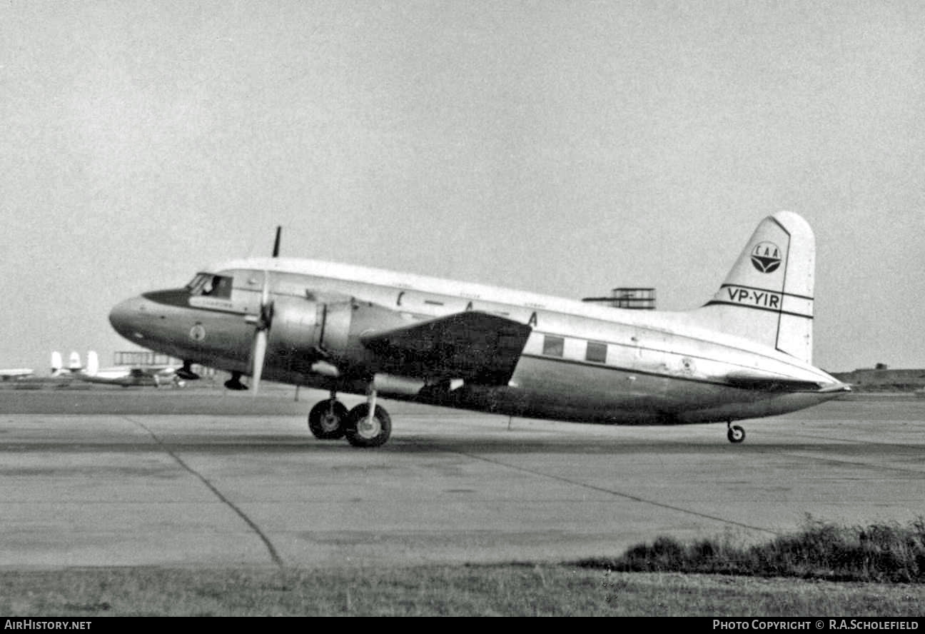 Aircraft Photo of VP-YIR | Vickers 614 Viking 1 | Central African Airways - CAA | AirHistory.net #8511