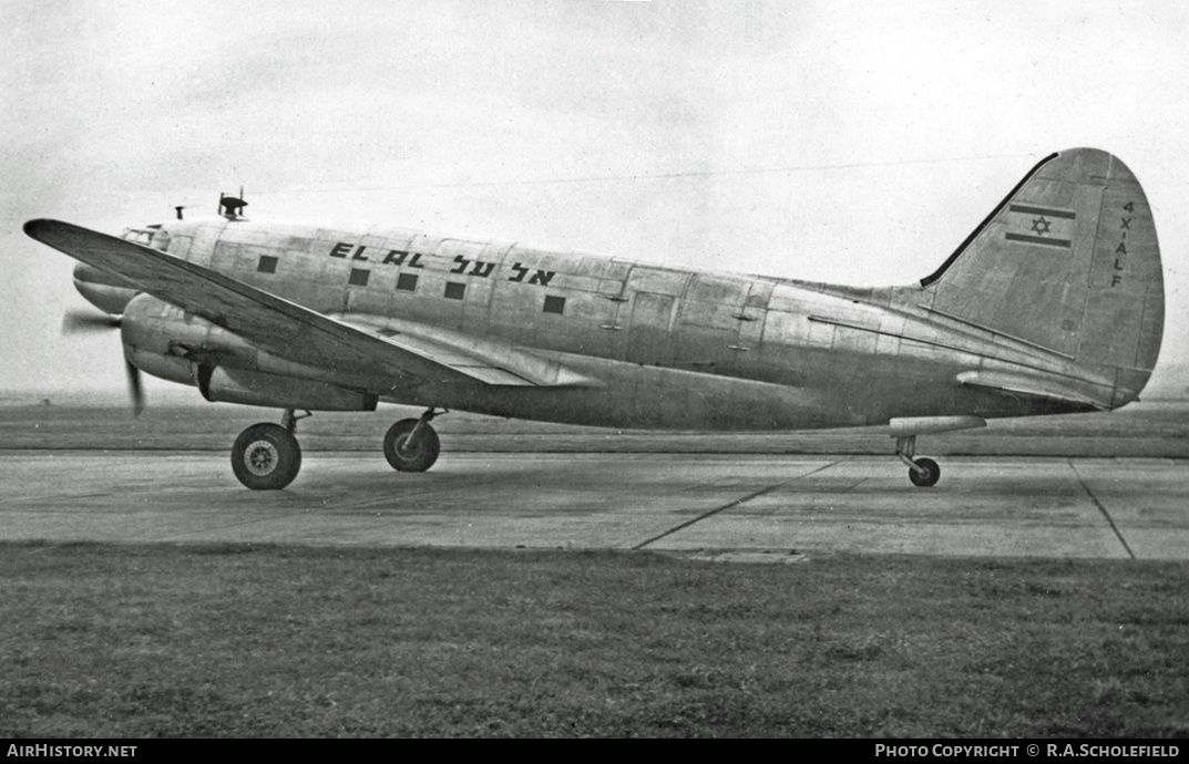 Aircraft Photo of 4X-ALF | Curtiss C-46D Commando | El Al Israel Airlines | AirHistory.net #8537