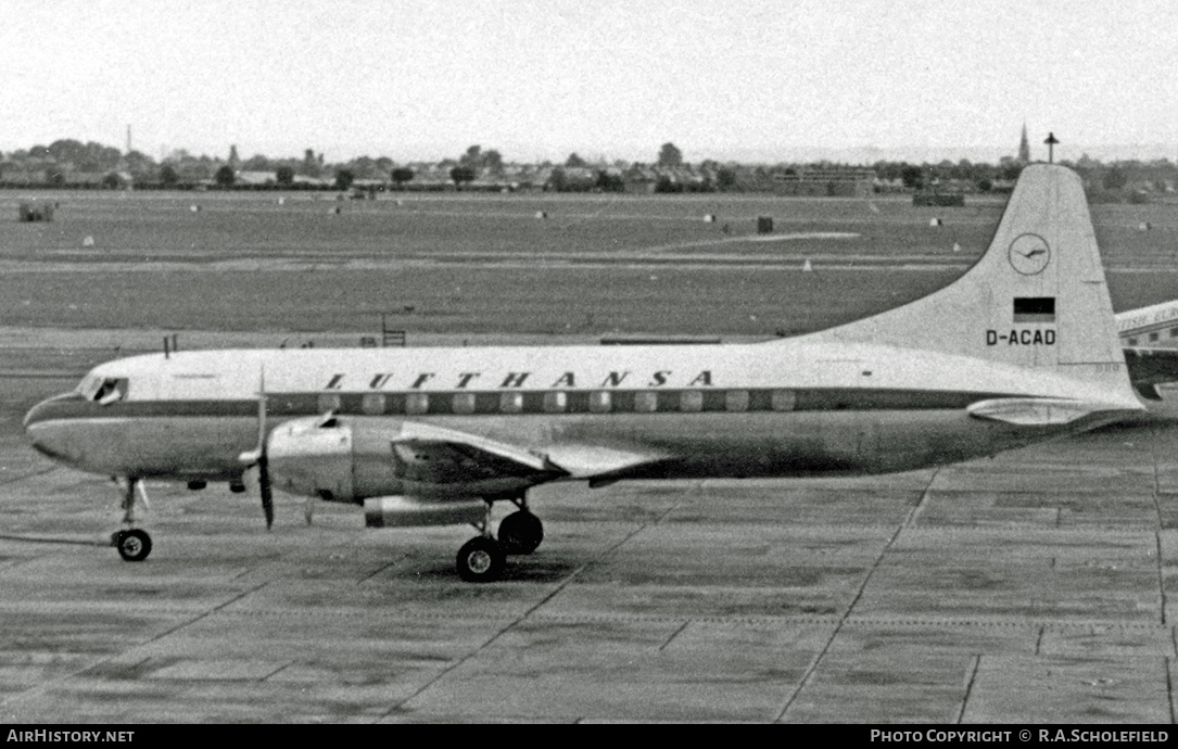 Aircraft Photo of D-ACAD | Convair 340-61 | Lufthansa | AirHistory.net #8540