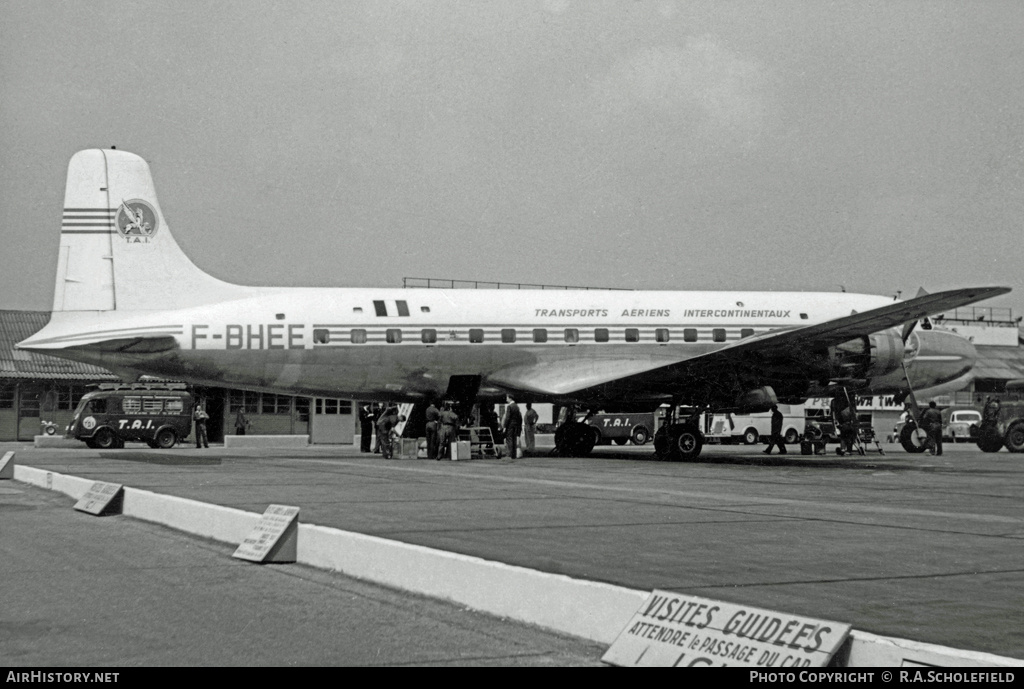 Aircraft Photo of F-BHEE | Douglas DC-6B | Transports Aeriens Intercontinentaux - TAI | AirHistory.net #8547