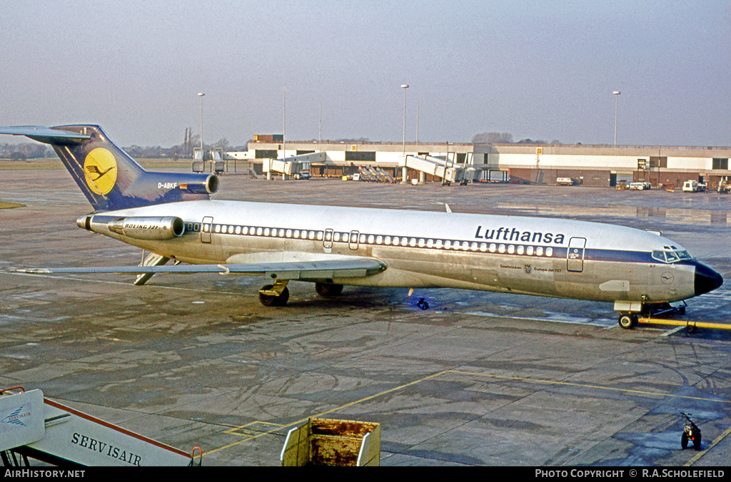 Aircraft Photo of D-ABKF | Boeing 727-230/Adv | Lufthansa | AirHistory.net #8574