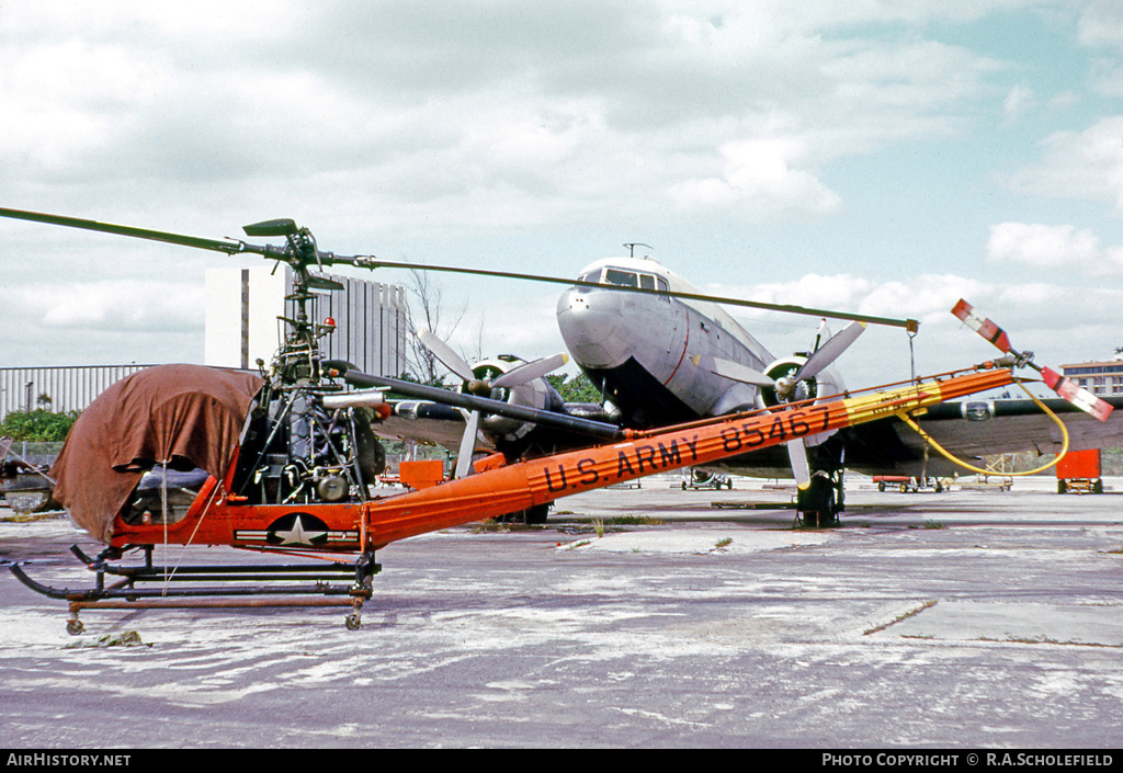 Aircraft Photo of 58-5467 / 85467 | Hiller OH-23D Raven (UH-12D) | USA - Army | AirHistory.net #8589