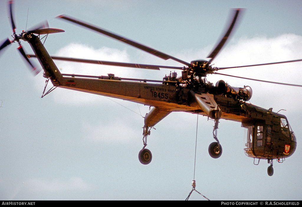 Aircraft Photo of 68-18455 / 18455 | Sikorsky CH-54A Tarhe (S-64A) | USA - Army | AirHistory.net #8594