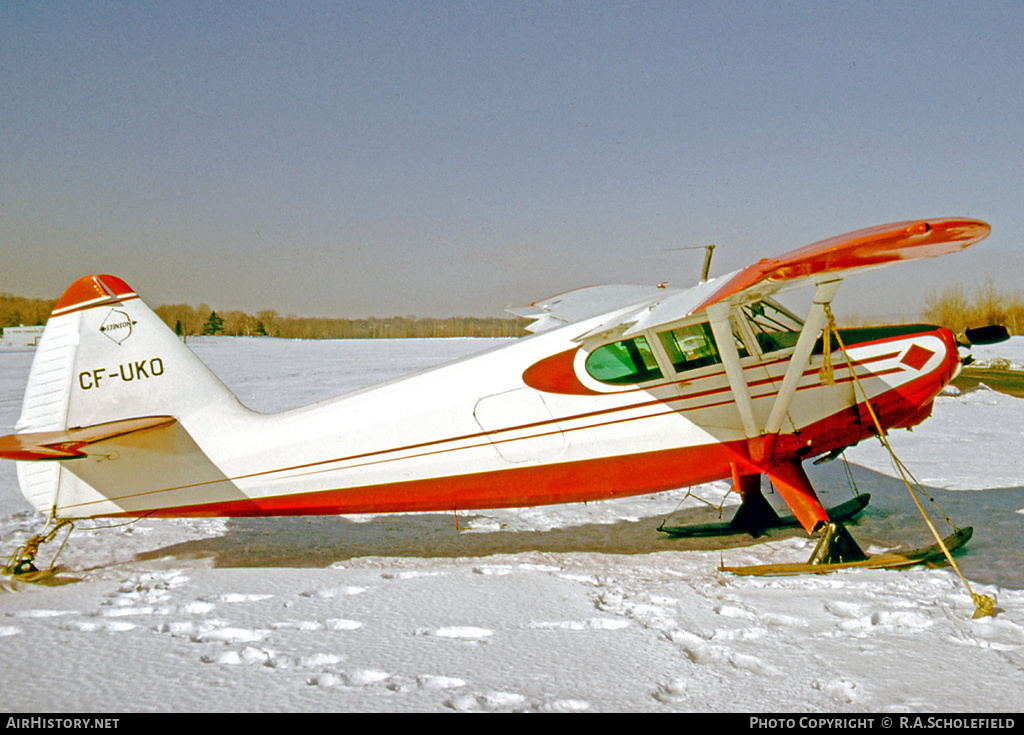 Aircraft Photo of CF-UKO | Stinson 108 Voyager | AirHistory.net #8604