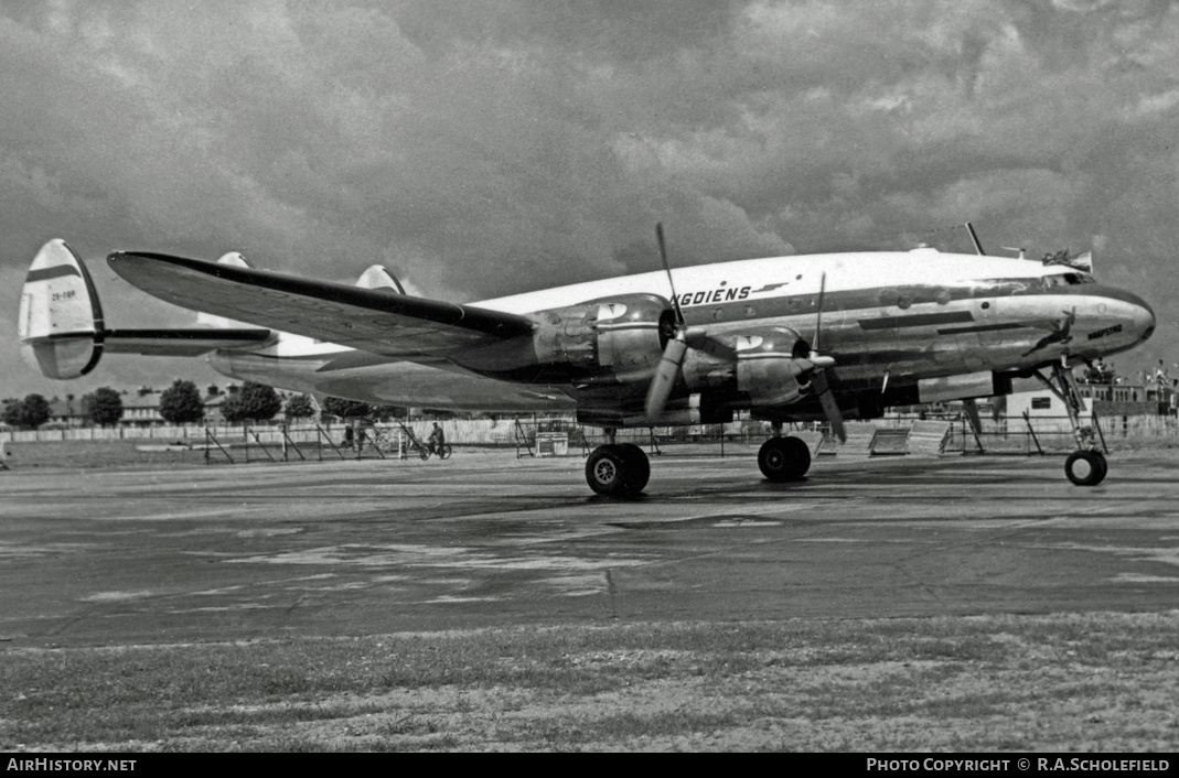 Aircraft Photo of ZS-DBR | Lockheed L-749A Constellation | South African Airways - Suid-Afrikaanse Lugdiens | AirHistory.net #8609