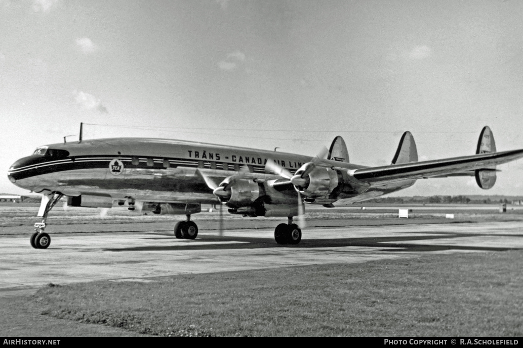 Aircraft Photo of CF-TGC | Lockheed L-1049C Super Constellation | Trans-Canada Air Lines - TCA | AirHistory.net #8611