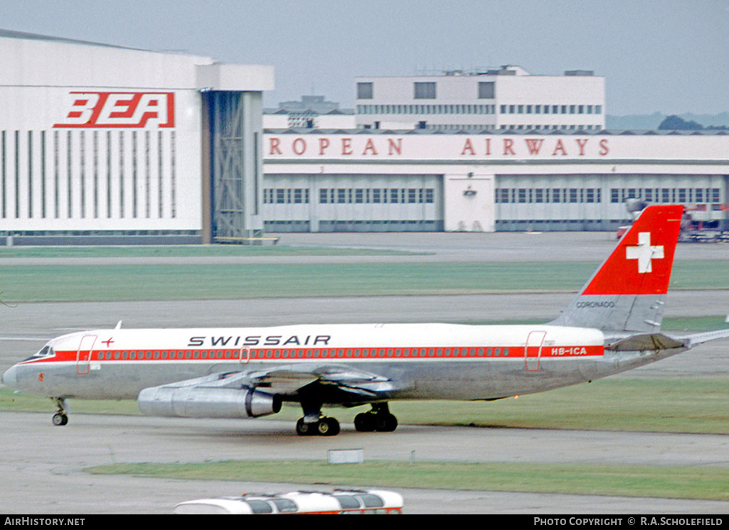 Aircraft Photo of HB-ICA | Convair 990A Coronado (30A-6) | Swissair | AirHistory.net #8619