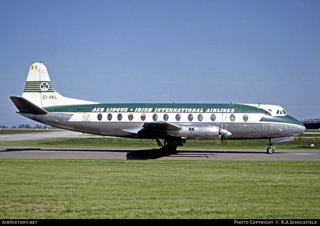 Aircraft Photo of EI-AKL | Vickers 808 Viscount | Aer Lingus - Irish International Airlines | AirHistory.net #8632